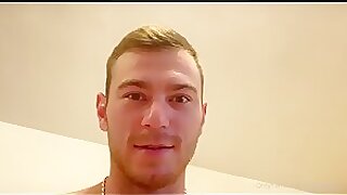 Straight muscle hunk