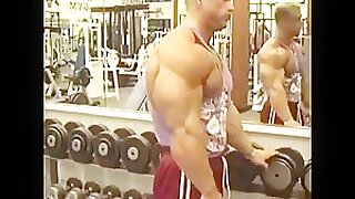 Lee Priest at the gym