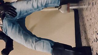 Piss pig Jeans & leather - ThisVid.com
