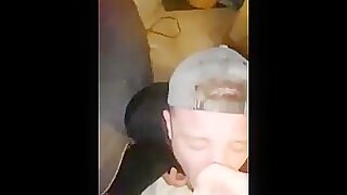 Jock coach Adam gets sucked dry in boxer briefs