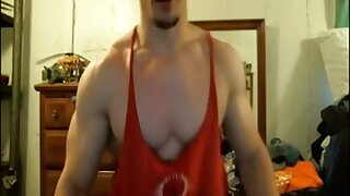 Tony in Gym Clothes Posing