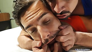 Bondage Hotel&colon; Mike Bebecito and Samuel Decker bound and gagged fucking &vert; PREVIEW