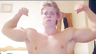 Blonde teen to the pec bounce