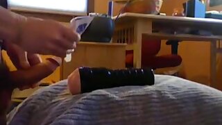 Student gets horny studying a breaks to nut with fleshlight