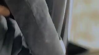 Fingering His Cunt in Back Seat of Uber.