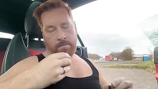 78-Jannis - 12 - jerking off in a public parking lot in a car