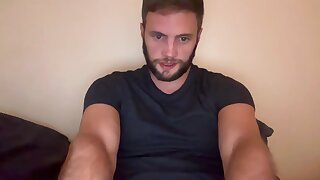 He shows off his tight pink ass hole