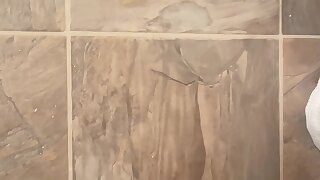 Edged for two weeks and finally painted my bathroom floor