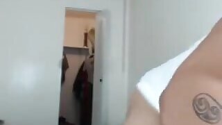 Str8 dude showing off for his gay fans