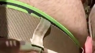 Snuck away to pump his ass full of cum