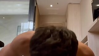 366 Asian Bodybuilder plays with his ass