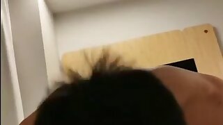 35 Asian Bodybuilder plays with his ass