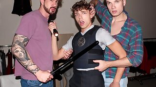 Covering the Law’s Ass with Cum: Who’s in Charge Now?  Jack Valor, Caden Dior, Evan Jordie