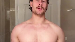 Big dick white boy teases on tiktok