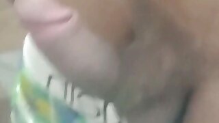 Black guy showing his uncut dick