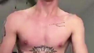 Cute hot boy cums in a sec