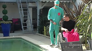 sexy Hanydcapped twink used bareback by kevin DAVID for CRUNCHBOY &excl;&excl; i was his dream to make a porn clip &excl;