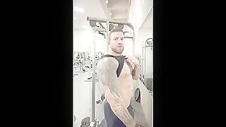 Roberto M. Guillen Showing Off Abs