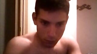Sweet Young Shy Boy Is Jerking His Nice Cock On Cam