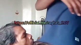 Young Indian uses village elder as a fleshlight