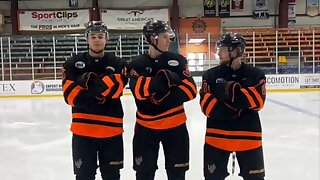 Watch these Hockey Players having a great time. Tiktok @el.paso.rhinos