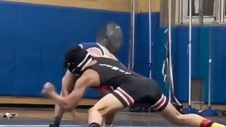 Watch this wrestler dominate all of his opponents. Tiktok @andre.gordon
