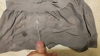 Another watery load from my uncut cock. I was pretty weak after edging for hours, needed to just cum