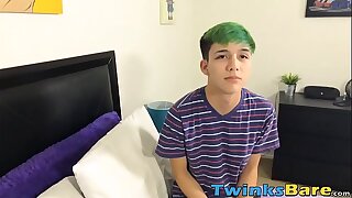 Twinks Casey Xandee and Cole Patrick barebacking at home