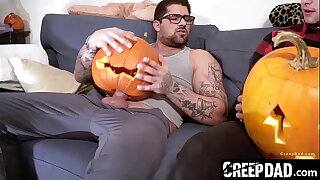 Giving Stepson a Special Surprise to Compensate for It - Creepdad