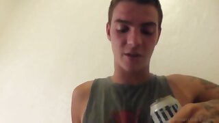 Hot scene when two straight boys try gay blow