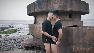 Asian Boyfriends at the Beach