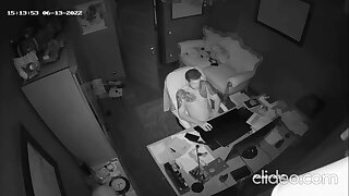 IP cam caught a guy jerking off in his rented flat (part 4)