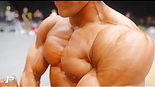 Chest close-up backstage