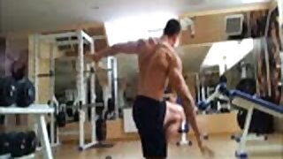 Russian Bodybuilder Misha Posing