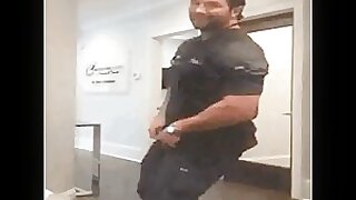 GIF Musclebear dancing NO EXPOSED SKIN