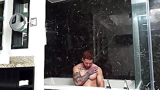 Fit Hunk Sage Gets Ass Railed During Friends Shower