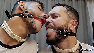 Gag Test Victor BH and Thiago BH tied up and gagged for the first time &vert; PREVIEW