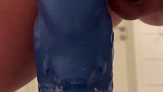 For a chastity slut love is truly blind. He cares not at all what color it is - he just buys the biggest dildo he can afford.