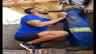 Sissy pays for big blatino cock