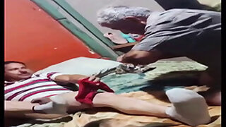 Old fat hairy grandpa fucked up the ass