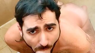 Interrupting his brother's shower to fuck
