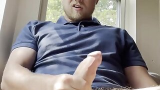 The young guy slowly turns the trunk