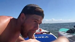 Blowjob On A Surf Board.