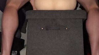 HUNK FUCKS HIS TIGHT PUSSY TOY