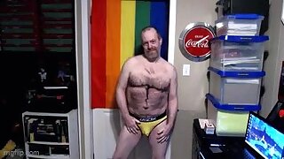 A little strip tease!