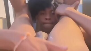 Hot boy plays with his hole and fingers himself