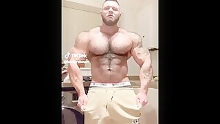 Arif Rahman BicepRahman furry musclebear beast flex