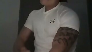 Latín, big cock, jerk off, handsome, solo