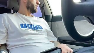 Webcam streem in car outdoor