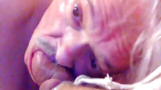 OLD TOOTHLESS FAG CHEWS A COCK - GUMJOB - BANGUELA